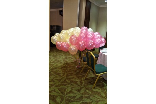 Helium filled balloons